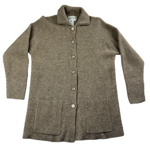 La Maison Woolmark 100% Wool Simons Sweater Cardigan (DAMAGED)‎ Medium Vintage